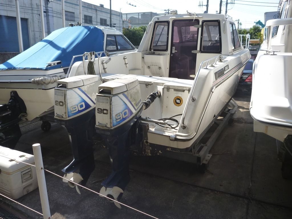 ＜日産・ニッサン＞　PF730T　24FT　中古艇　（船検付き）ヤマハ船外機130馬力付 中古艇情報 ニッサン PF730T | 中古艇・新艇・販売店検索 ボート