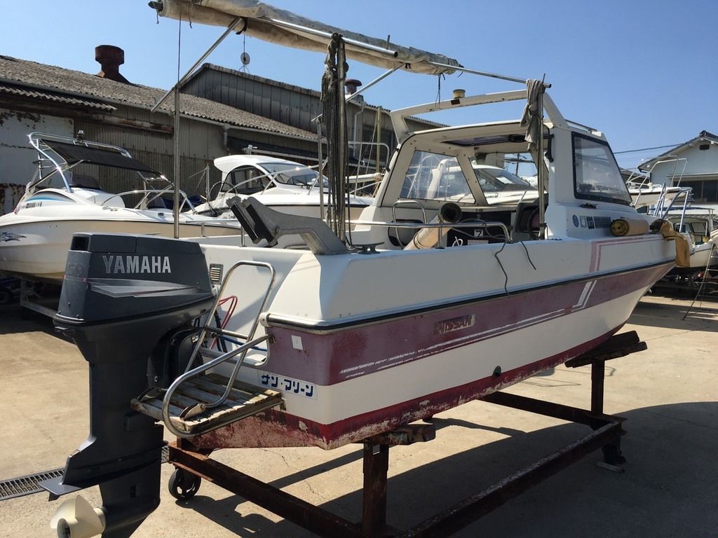 プレジャーボート 船 ニッサン FB600 ウェイクタワー DF115（マット